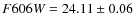 $F606W=24.11\pm0.06$