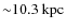 ${\sim}10.3~ {\rm kpc}$