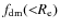 $f_{\rm dm}({<}R_{\rm e})$