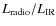 $L_{\rm {radio}}/L_{\rm {IR}}$