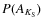 $P(A_{K_{\rm S}})$