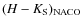 $(H-K_{\rm S})_{\rm NACO}$