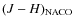 $(J-H)_{\rm NACO}$
