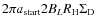 $2\pi a_{\rm start}2 B_L R_{\rm H}\Sigma_{\rm D}$