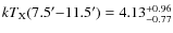 $kT_{\rm X}(7.5'{-}11.5') = 4.13_{-0.77}^{+0.96}$