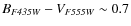 $B_{\it F435W}-V_{\it F555W}\sim0.7$