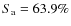 $S_{\rm a}=63.9\%$