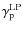 $\gamma^{\rm LP}_{\rm p}$