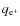 $q_{{\rm e}^{+}}$