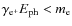 $\gamma_{{\rm e}^+} E_{\rm ph} < m_{\rm e}$