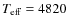 $T_{\rm eff}=4820$