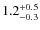 $\rm 1.2_{-0.3}^{+0.5}$