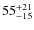$55_{\rm -15}^{+21}$