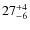 $27_{\rm -6}^{+4}$