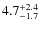 $4.7_{\rm -1.7}^{+2.4}$