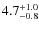 $4.7_{\rm -0.8}^{+1.0}$