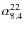 $\alpha_{8.4}^{22}$
