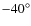 ${-40^\circ}$