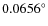 $0.0656^ \circ
$