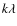 $k \lambda$