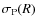 $\sigma_{\rm P}(R)$