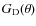 $G_{\rm D}(\theta)$