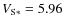 $V_{{\rm S}*} = 5.96$