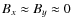 $B_{x}\approx
B_{y}\approx 0$