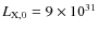 $L_{\rm X,0}=9\times 10^{31}$