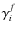 $\gamma_i^{f}$
