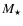 $M_{\star }$