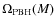 $\Omega_{\rm PBH}(M)$
