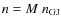 $n=M~n_{\rm GJ}$