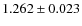 $1.262\pm0.023$
