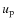 $u_{\rm p}$