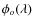$\phi_o(\lambda)$