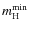 $m^{\rm min}_{\rm H}$