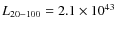 $L_{20-100}=2.1\times 10^{43}$