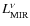 $L_{\rm MIR}^{\nu}$