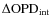 $\Delta{\rm OPD}_{\rm int}$