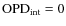 ${\rm OPD}_{\rm int} = 0$