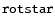 ${\tt rotstar}$