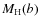 $M_{\rm H}(b)$