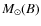 $M_{\odot}(B)$