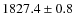 $1827.4\pm0.8$
