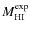 $M_{\rm HI}^{\rm exp}$