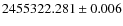 $2455322.281 \pm 0.006$