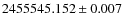 $2455545.152 \pm 0.007$