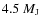 $4.5~M_{\rm J}$