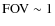 ${\rm FOV}\sim 1$